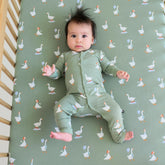 Romper in Silly Goose