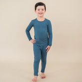 Long Sleeve Pajamas in Atlantic