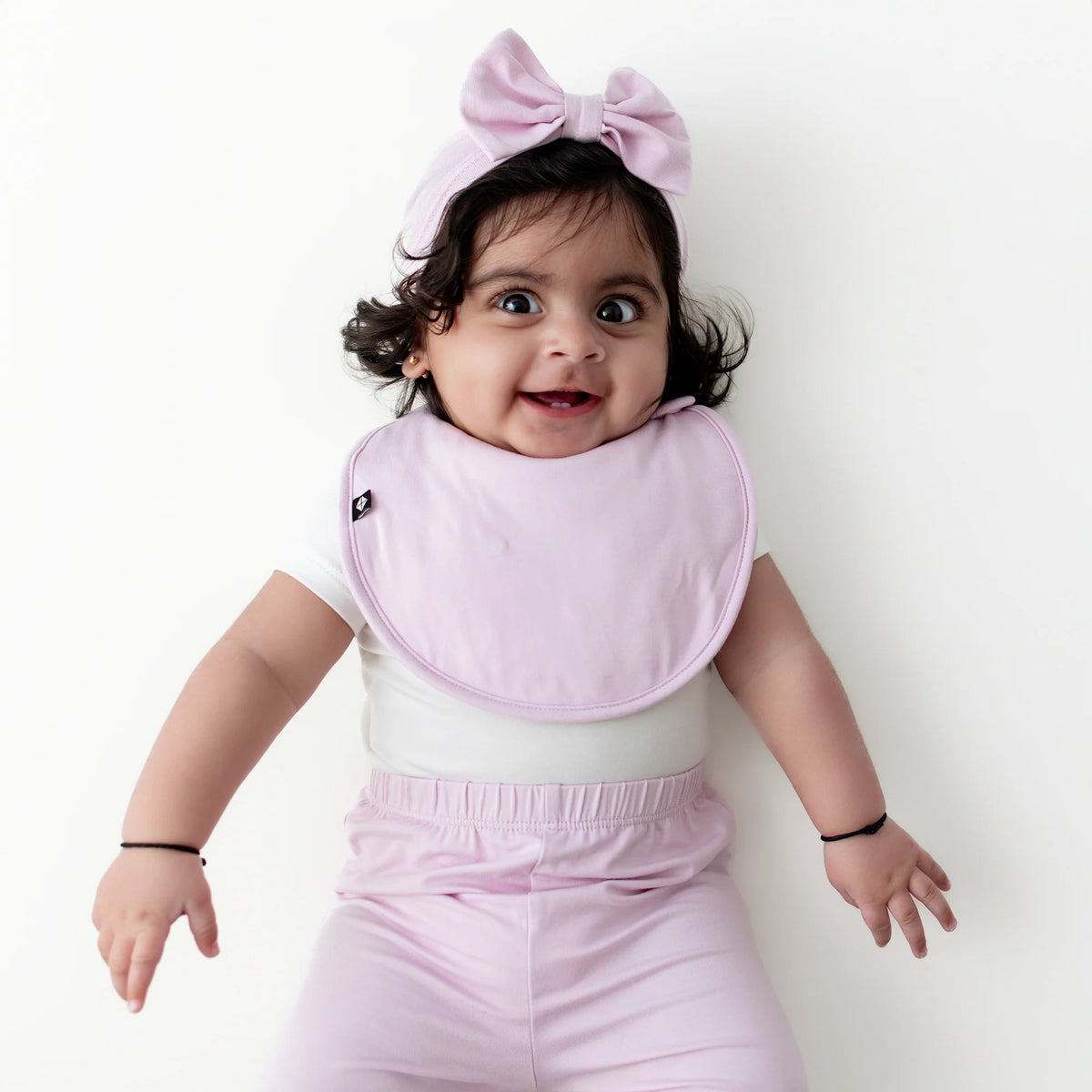 Cushy Bib in Thistle