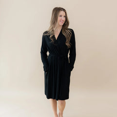Women’s Lounge Robe in Midnight